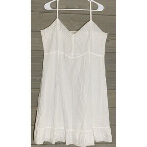 Lazy Bones White Gown Spaghetti Straps Adjustable Womens XL Wedding Dainty